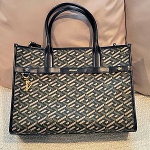 Versace LA Greca signature canvas bag tote. Brand New, given as gift. W/Dust bag